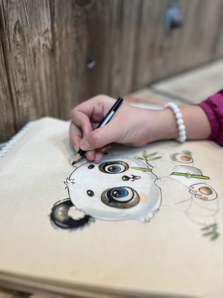 آموزش نقاشی سیاه قلم کودکان